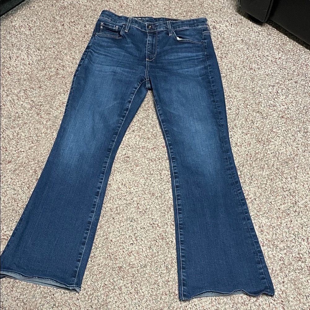 Ag Farrah high rise boot cut Women's Blue Flared Jeans